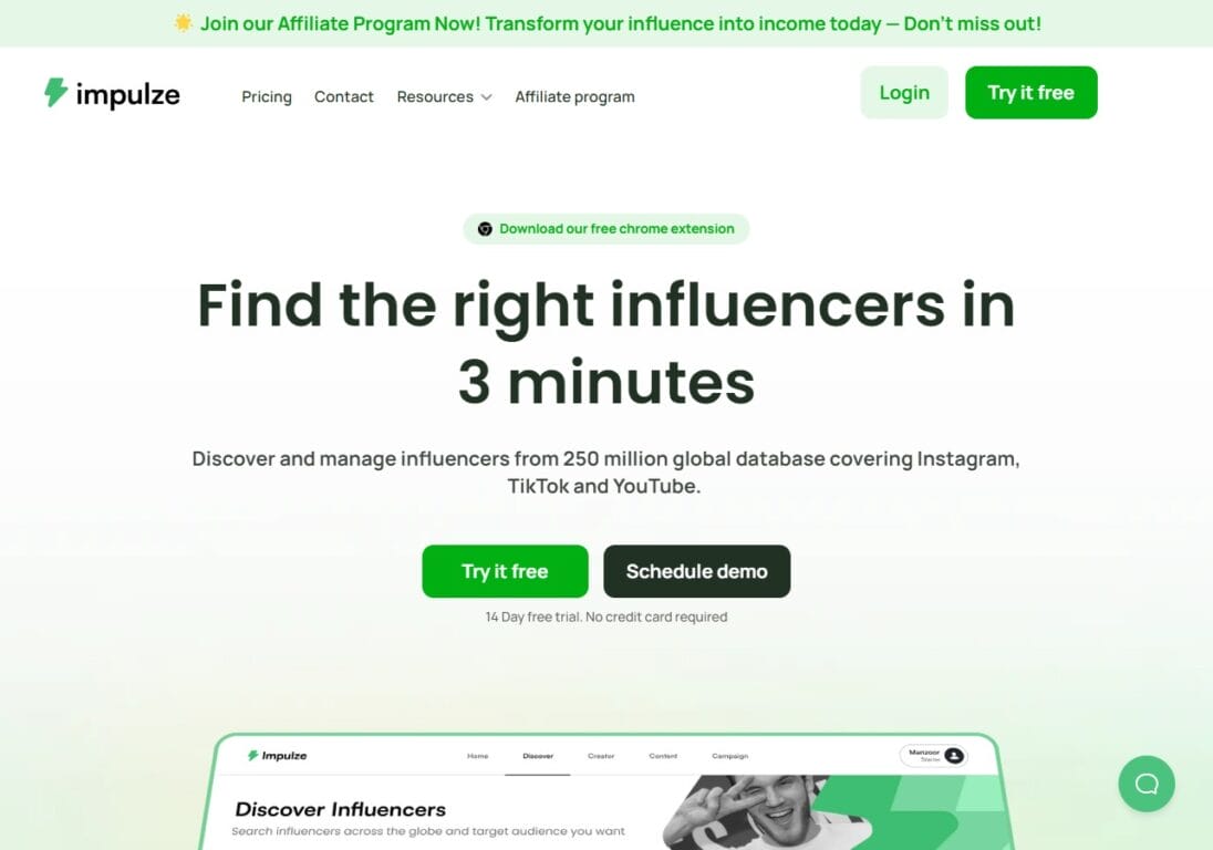 Impulze.ai: localiza influencers de una manera sencilla