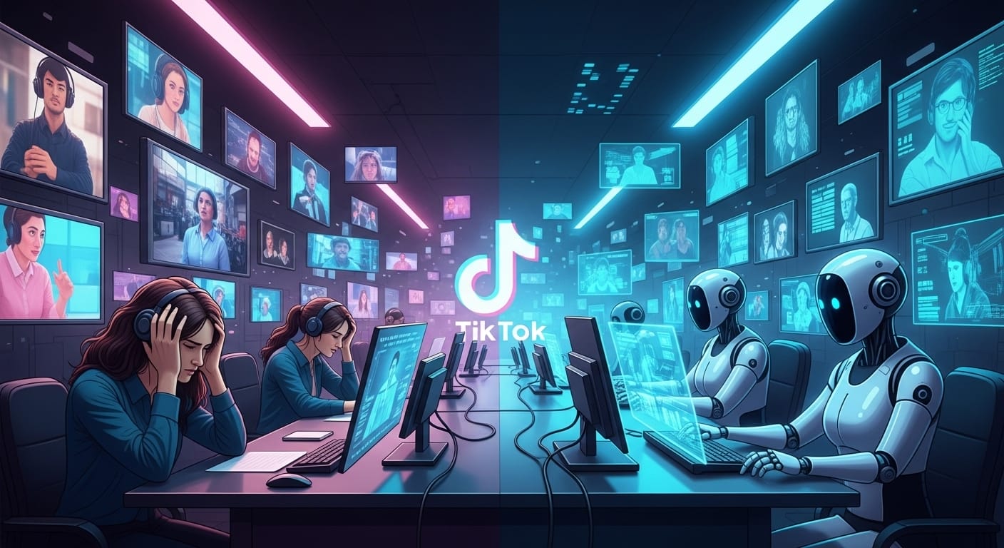Adiós humanos, hola algoritmos: la decisión de TikTok que pone en jaque a la moderación online