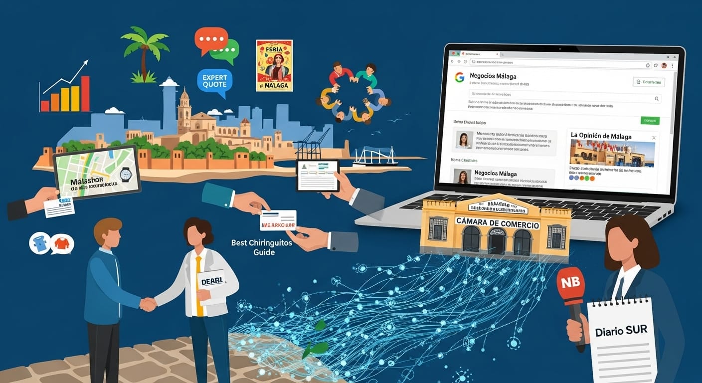 Networking digital en Málaga: 7 estrategias para que la prensa local hable de tu negocio