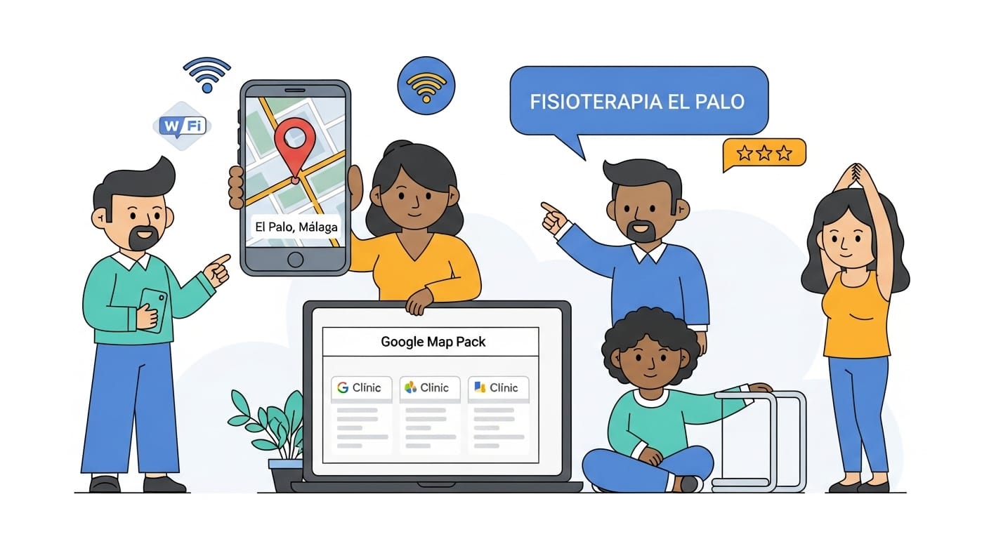 SEO para Fisioterapeutas en Málaga: Atrae pacientes que buscan “Clínica de Fisioterapia en El Palo”