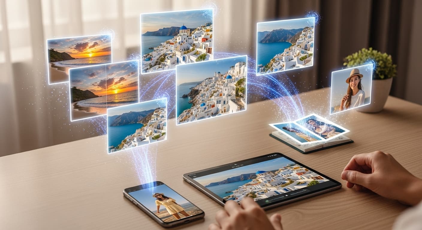 Edición de fotos y creación de recuerdos post-viaje con IA