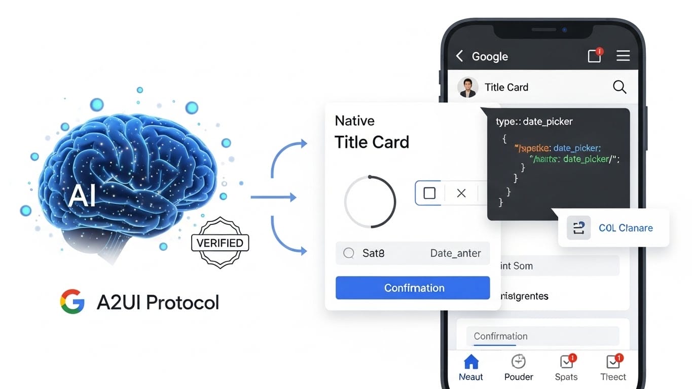A2UI: El nuevo protocolo de Google para que la IA ‘hable’ en interfaces visuales nativas y seguras