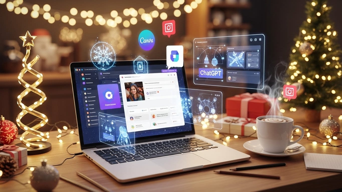 Contenido navideño para Redes Sociales con IA: Todo lo que debes saber