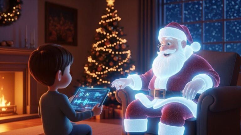 Parlez au Père Noël avec l'IA