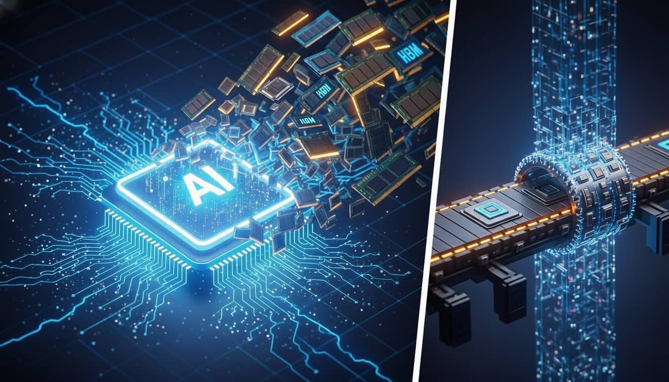 La espada de doble filo de la IA: Cómo la sed de memoria asfixiará el hardware global (2025-2030)