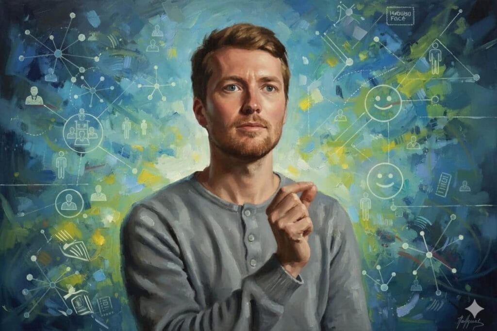 Un retrato al óleo de Clement Delargue