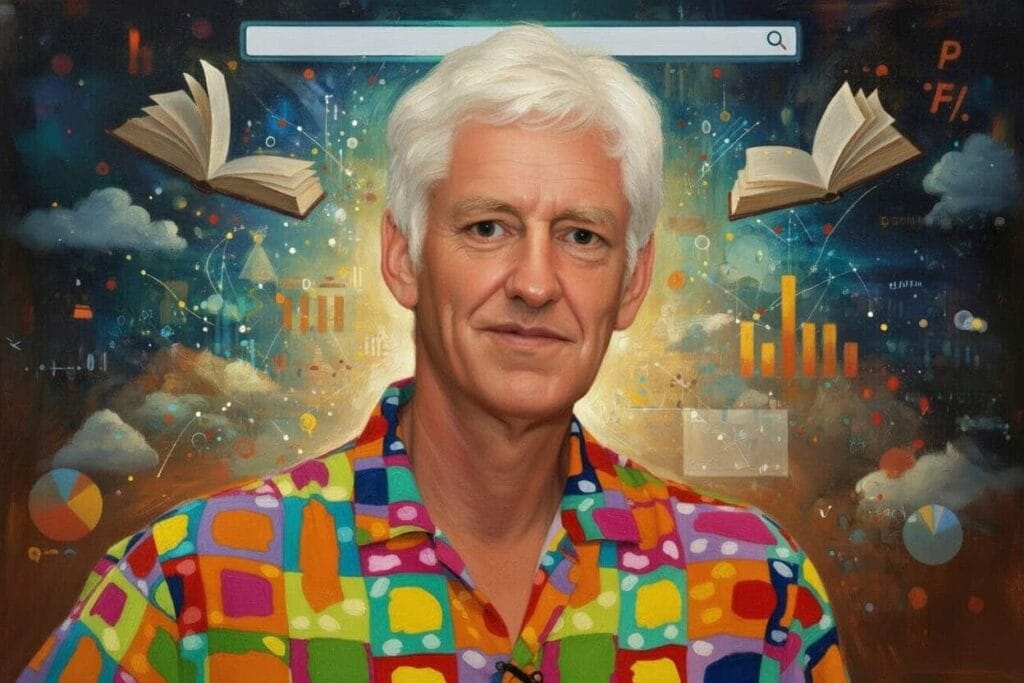 Un retrato al óleo de Peter Norvig