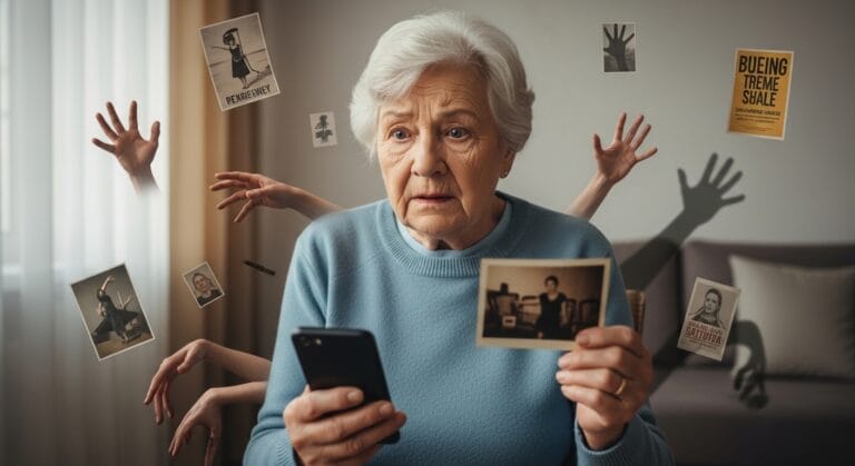 Ancianos frente a imágenes generadas con IA