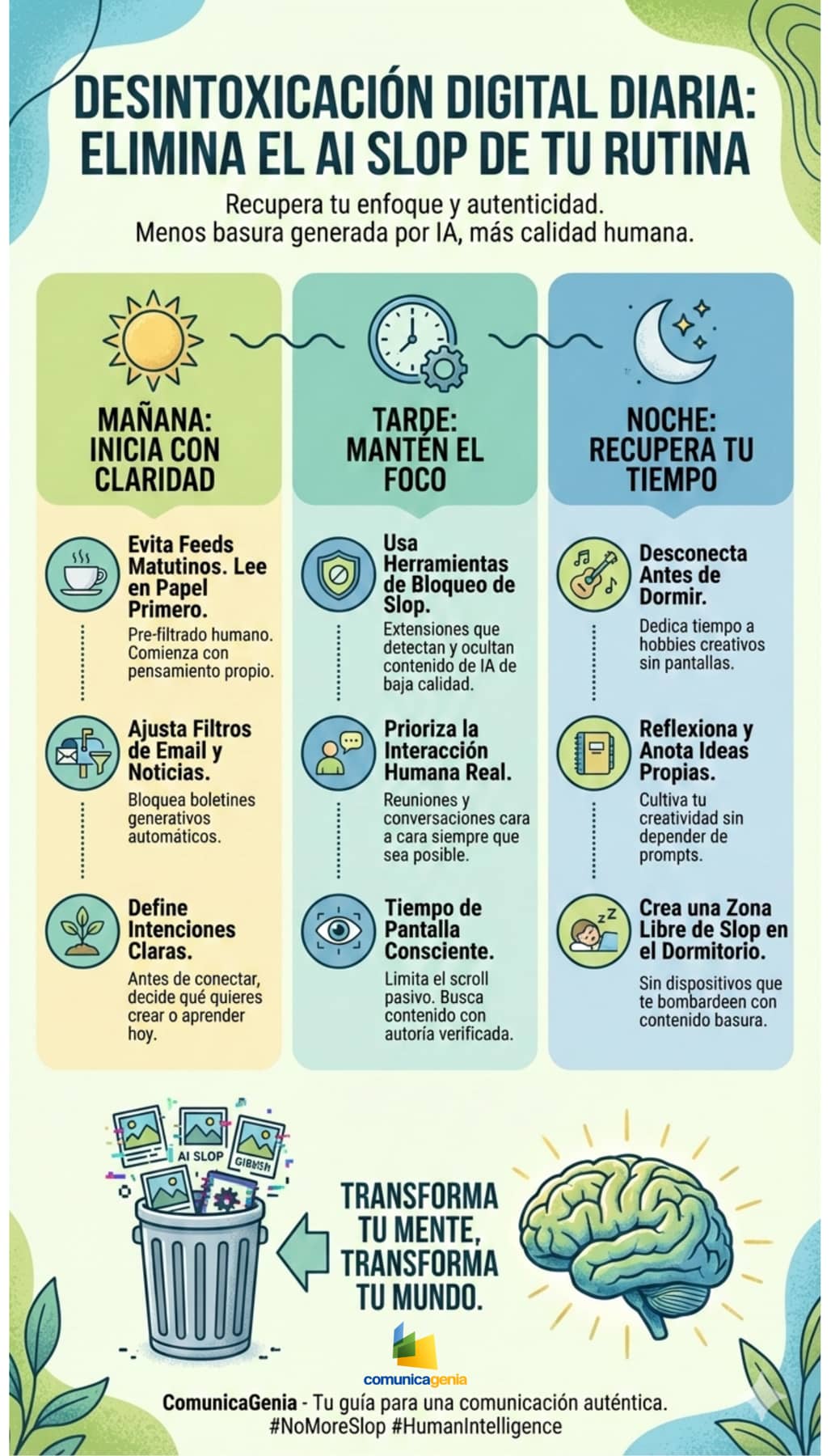 Elimina el AI Slop de tu rutina diaria