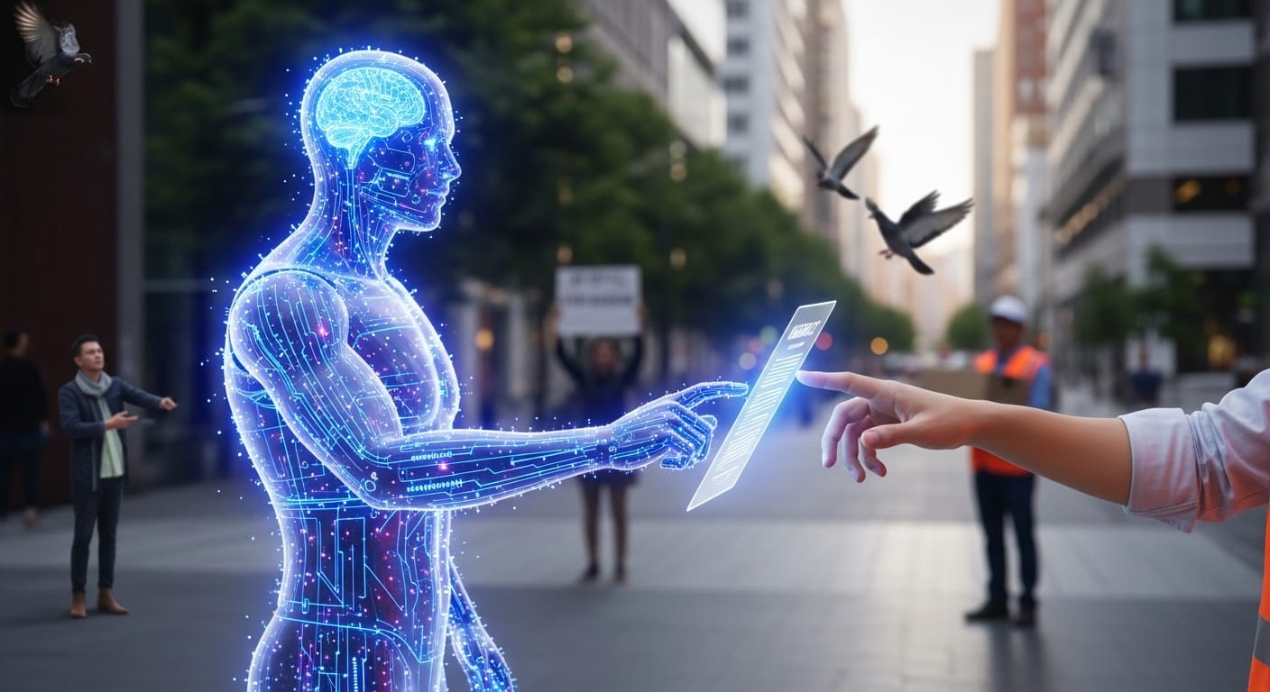 RentAHuman: El auge de la «Era Agéntica» donde la IA te contrata como su cuerpo físico