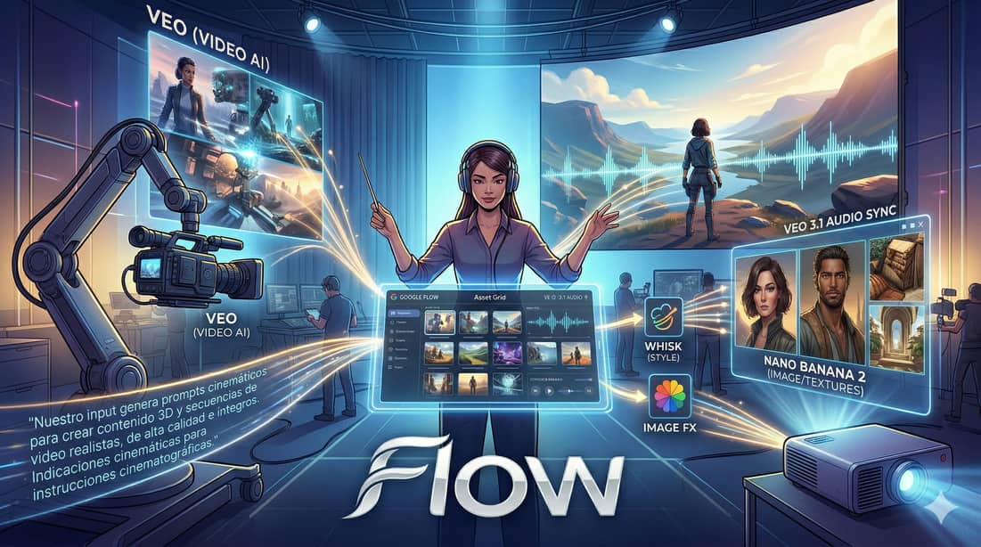 Google Flow: El director de orquesta que da sentido al ecosistema de IA de Google