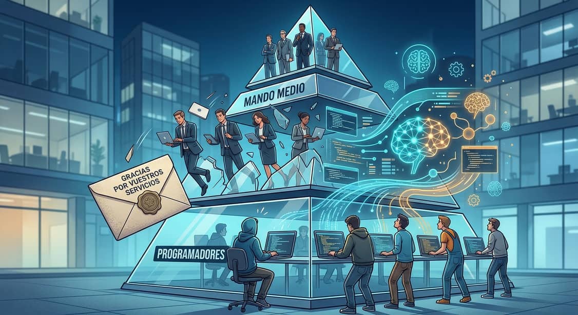 Por qué la IA está despidiendo a más managers que a programadores (y el polémico «gracias» de Sam Altman)