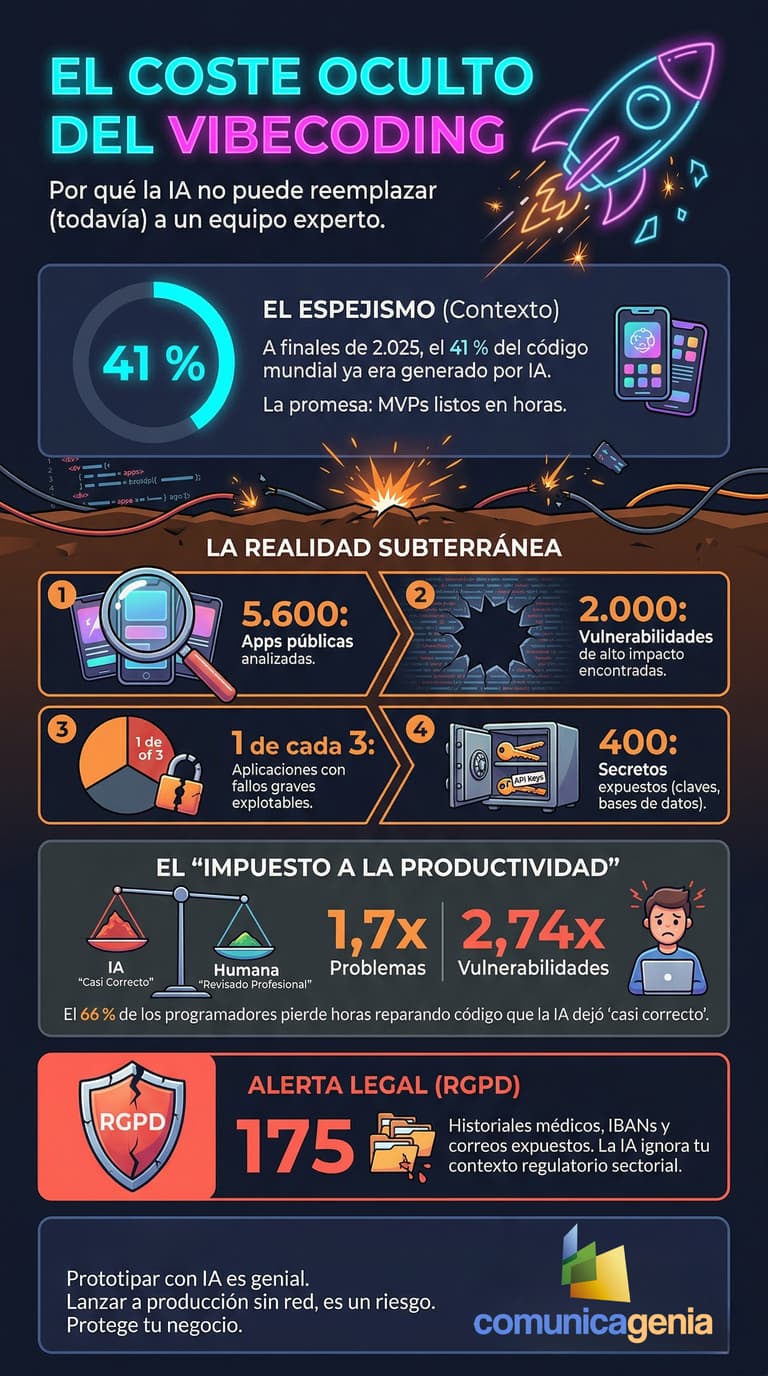 El coste oculto del vibecoding: