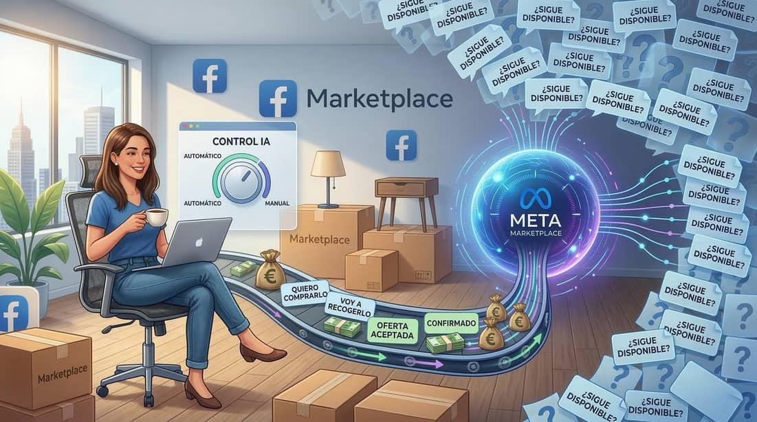 Meta AI llega a Facebook Marketplace: Respuestas automáticas para vender más rápido