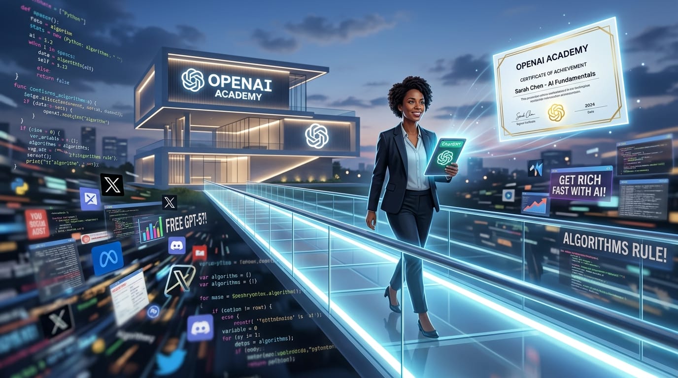 OpenAI Academy: Guía completa para dominar ChatGPT con recursos oficiales y certificados